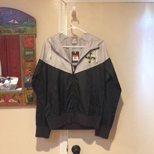 Nike Running Jacket Zip Up Hoodie Size L